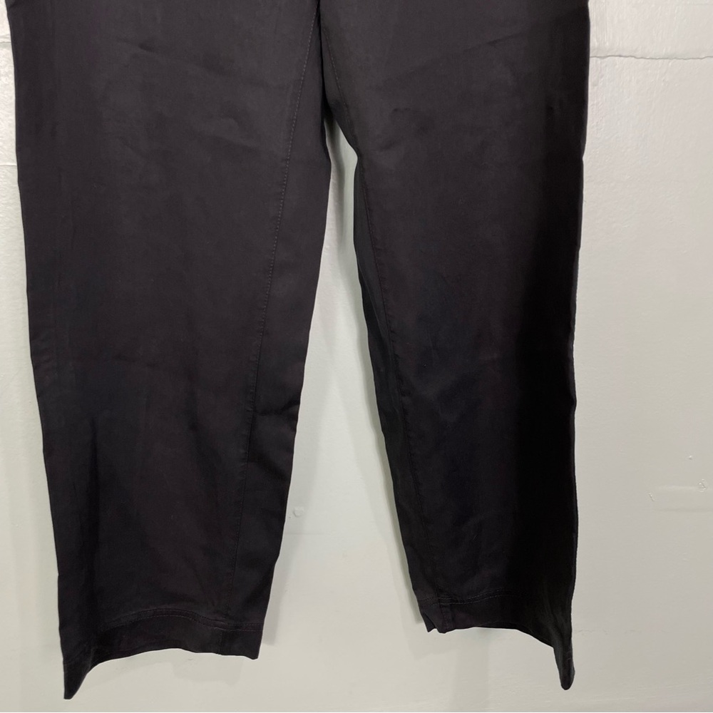 JCrew Drapey Viscose Blend Twill Pant For Women Size 8 Black Style BK250 - Picture 5 of 10